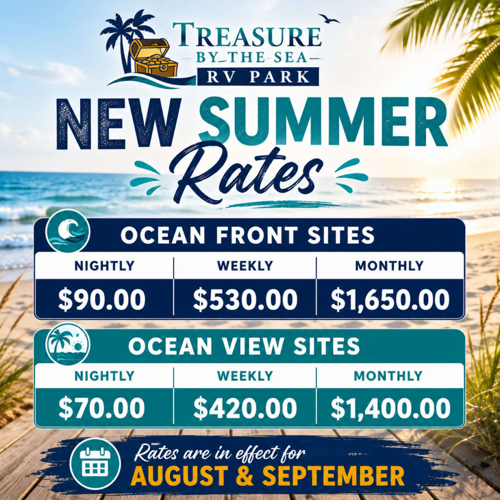 Summer Rates Treasure by the sea