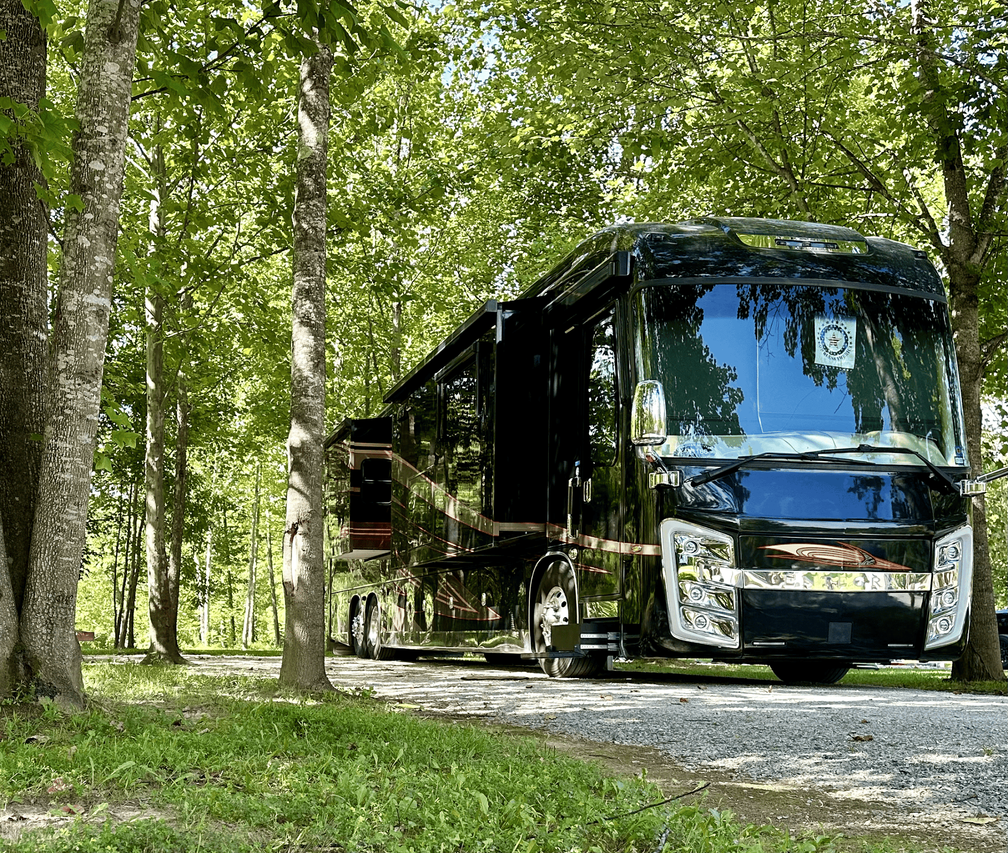 RV site near Cave Run Lake
